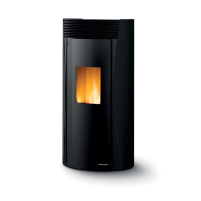 Stufa a pellet PALAZZETTI Ecofire, Vivienne 13 kw - Acciaio nero