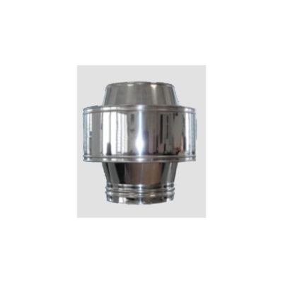 BLINDOCOM comignolo aspirafumo in acciaio inox sk circolare, diametro 80mm