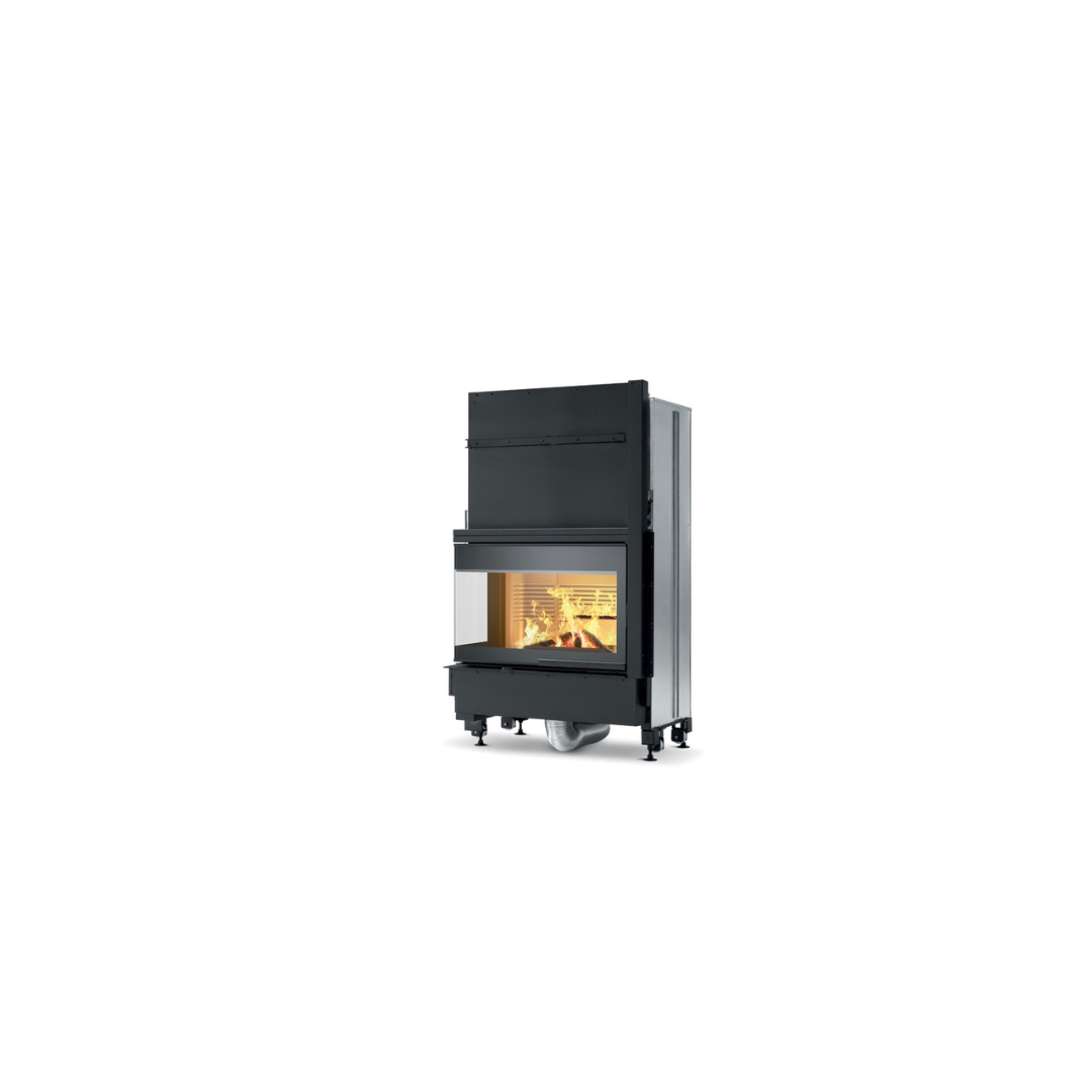 Caminetto a legna Ecomonoblocco WT 78F N11 con O2Ring aria