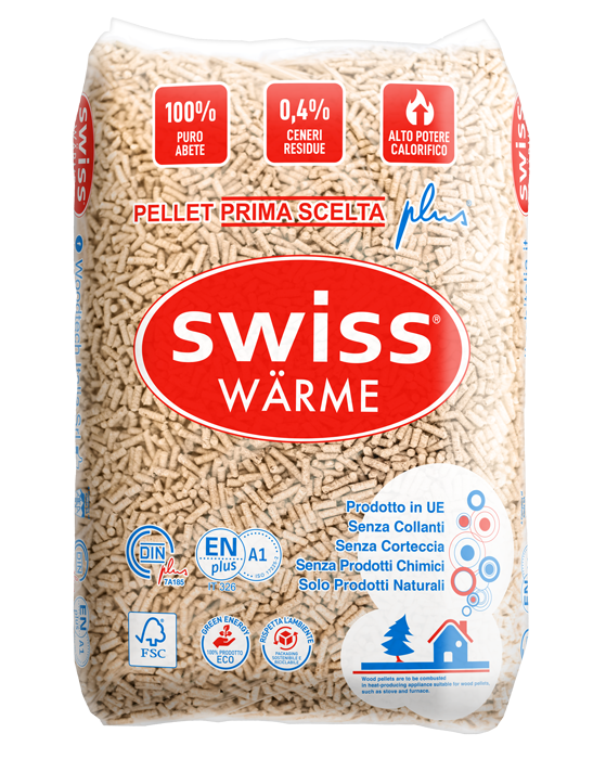 Swiss Wärme – Pellet di abete certificato ENplus A1