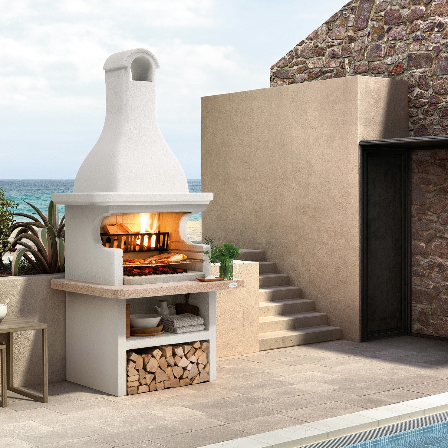 Andros R - Barbecue in cemento - immagine 7