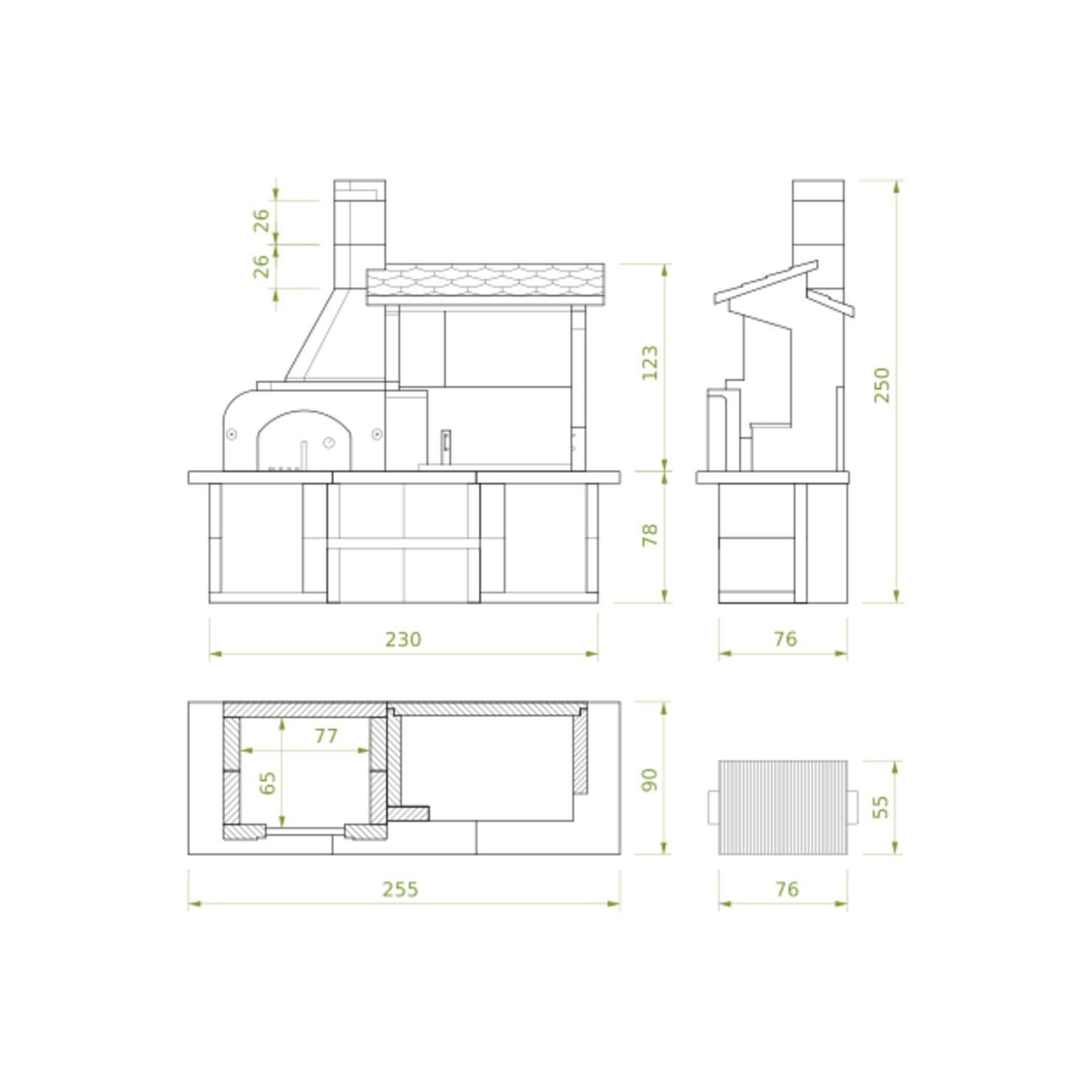 Antille - Barbecue a legna con forno - immagine 9