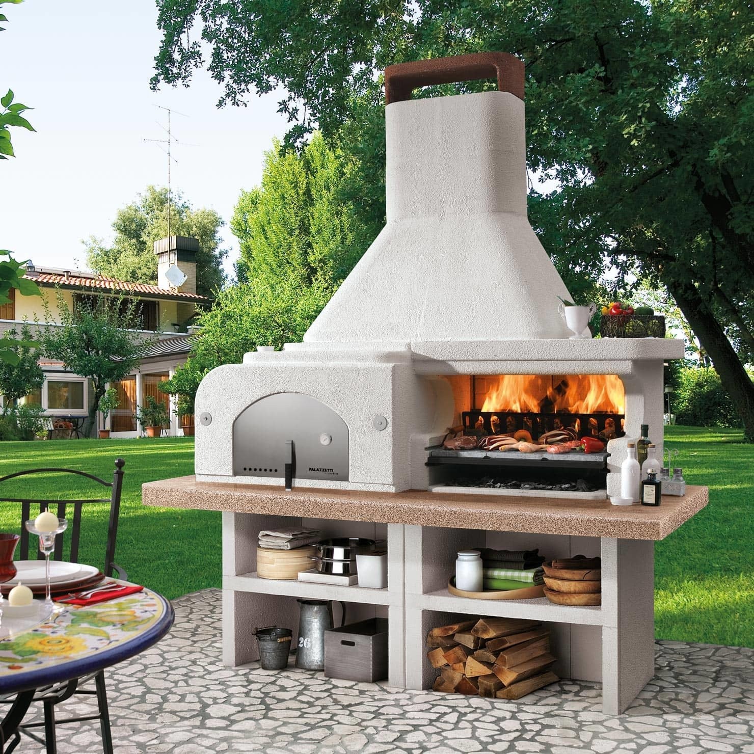 Gargano con forno - Barbecue in cemento - immagine 9
