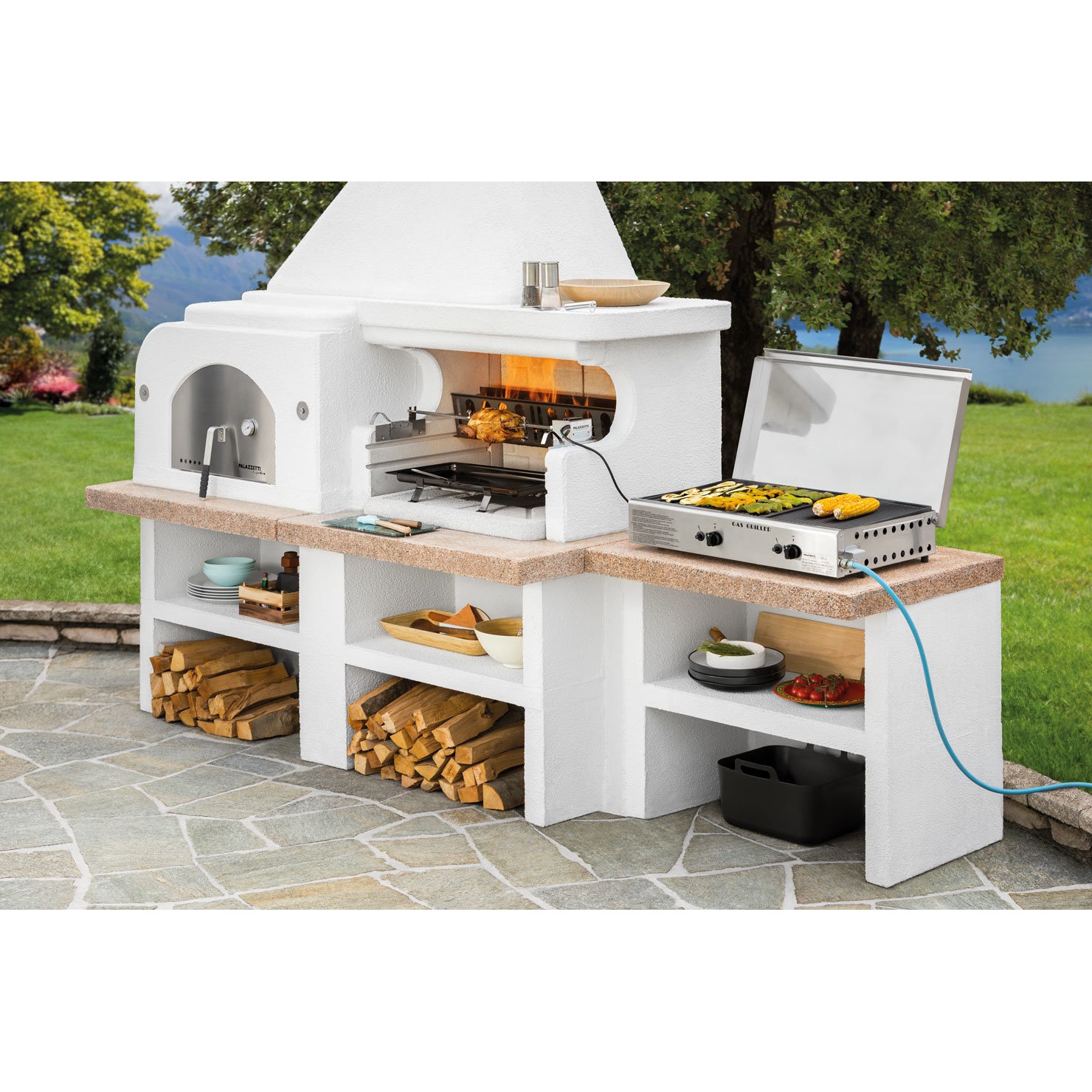 Gargano con forno - Barbecue in cemento - immagine 3