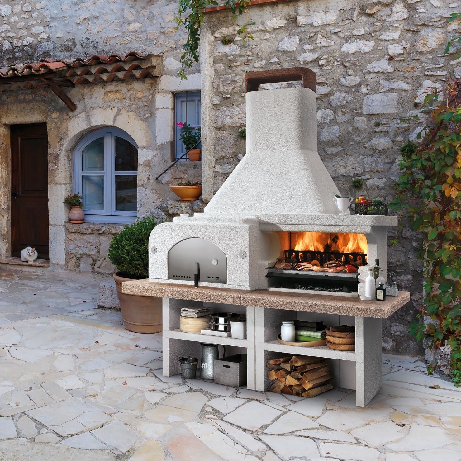 Gargano con forno - Barbecue in cemento - immagine 4