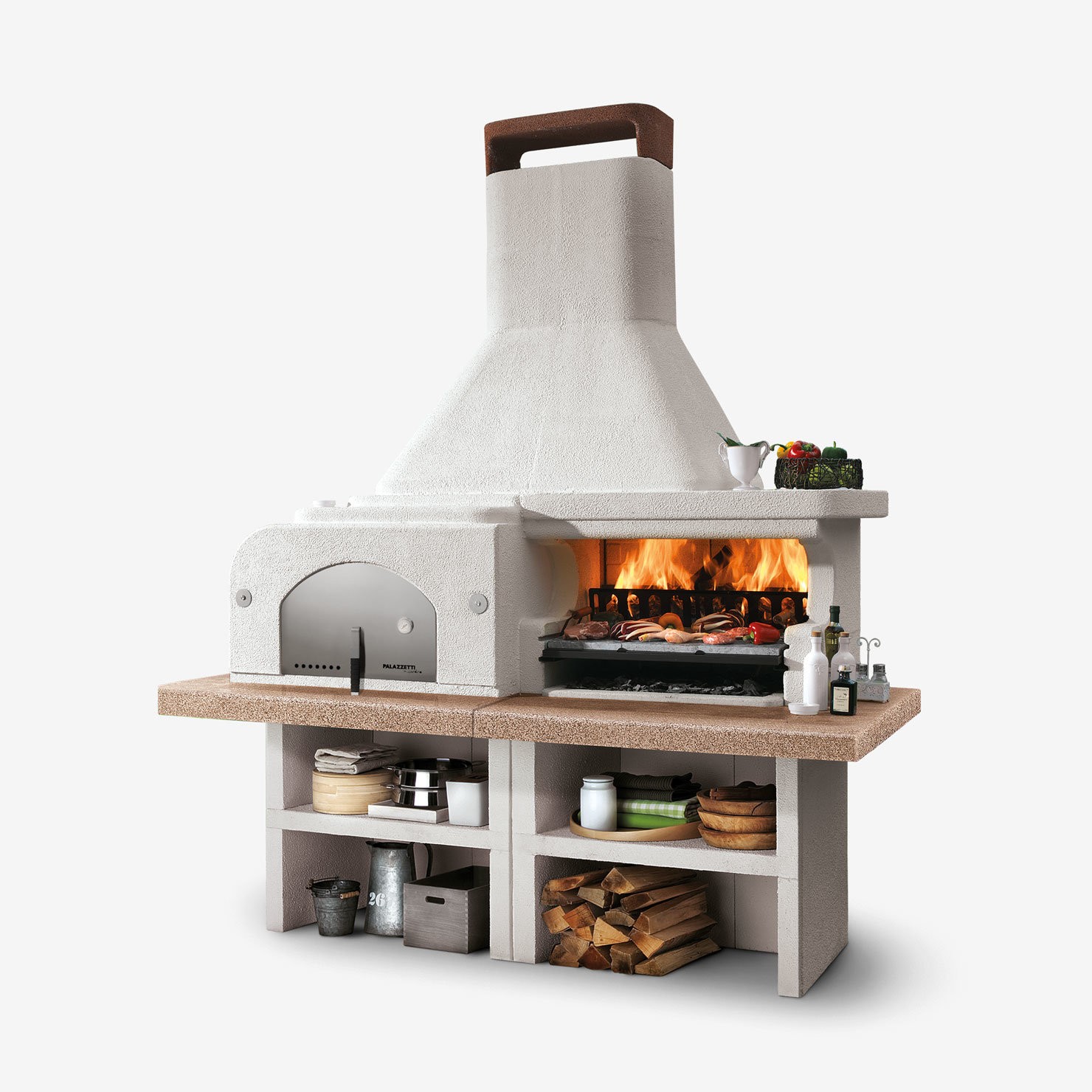 Gargano con forno - Barbecue in cemento