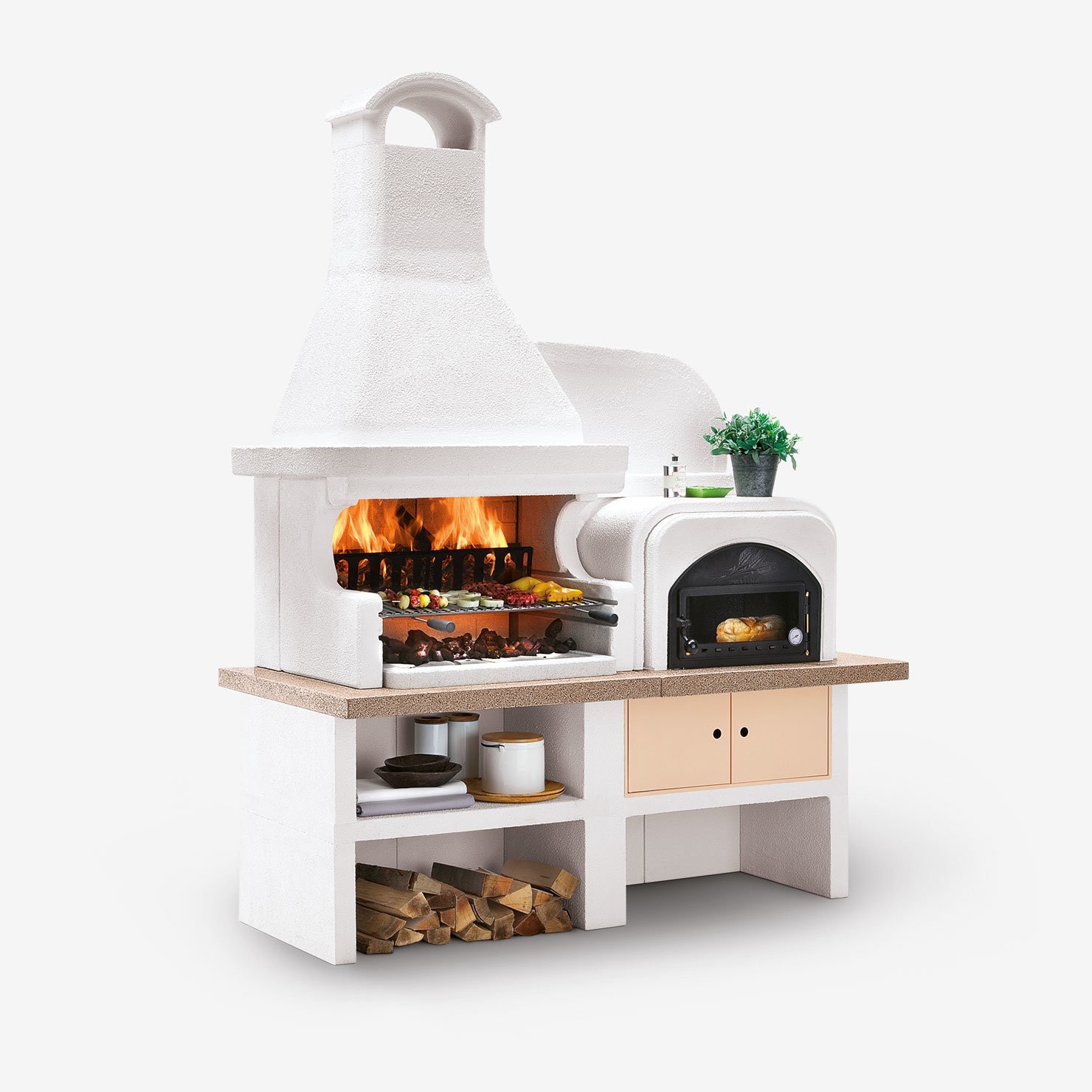 Malibù - Barbecue a legna con forno pizza - immagine 2