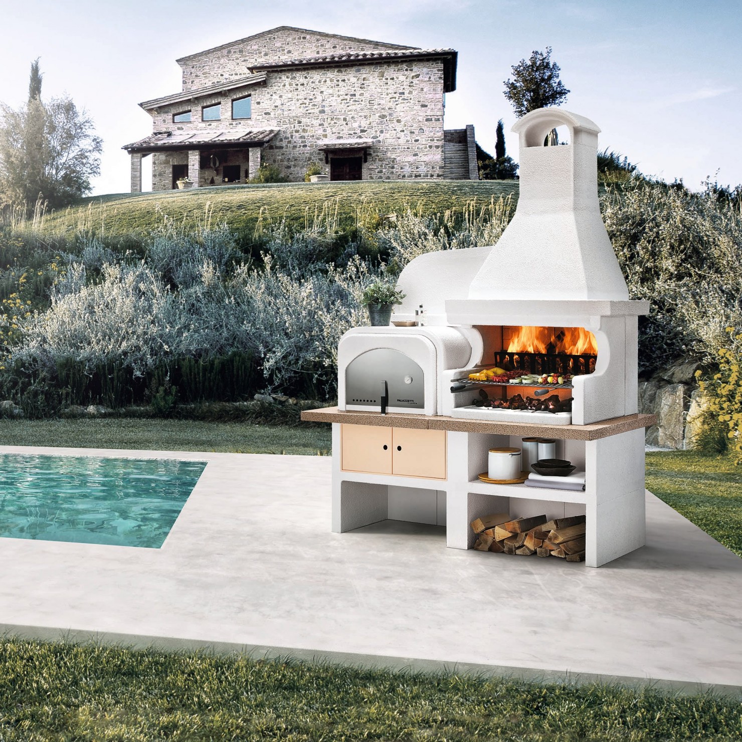 Malibù - Barbecue a legna con forno pizza - immagine 7