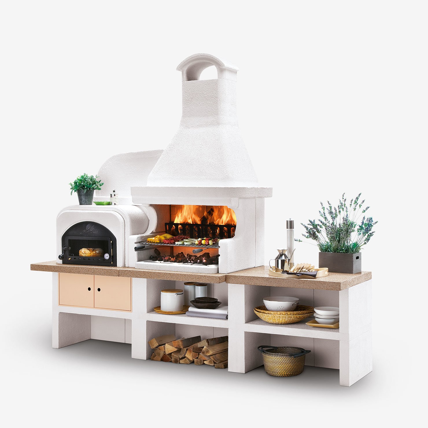 Malibù - Barbecue a legna con forno pizza - immagine 6
