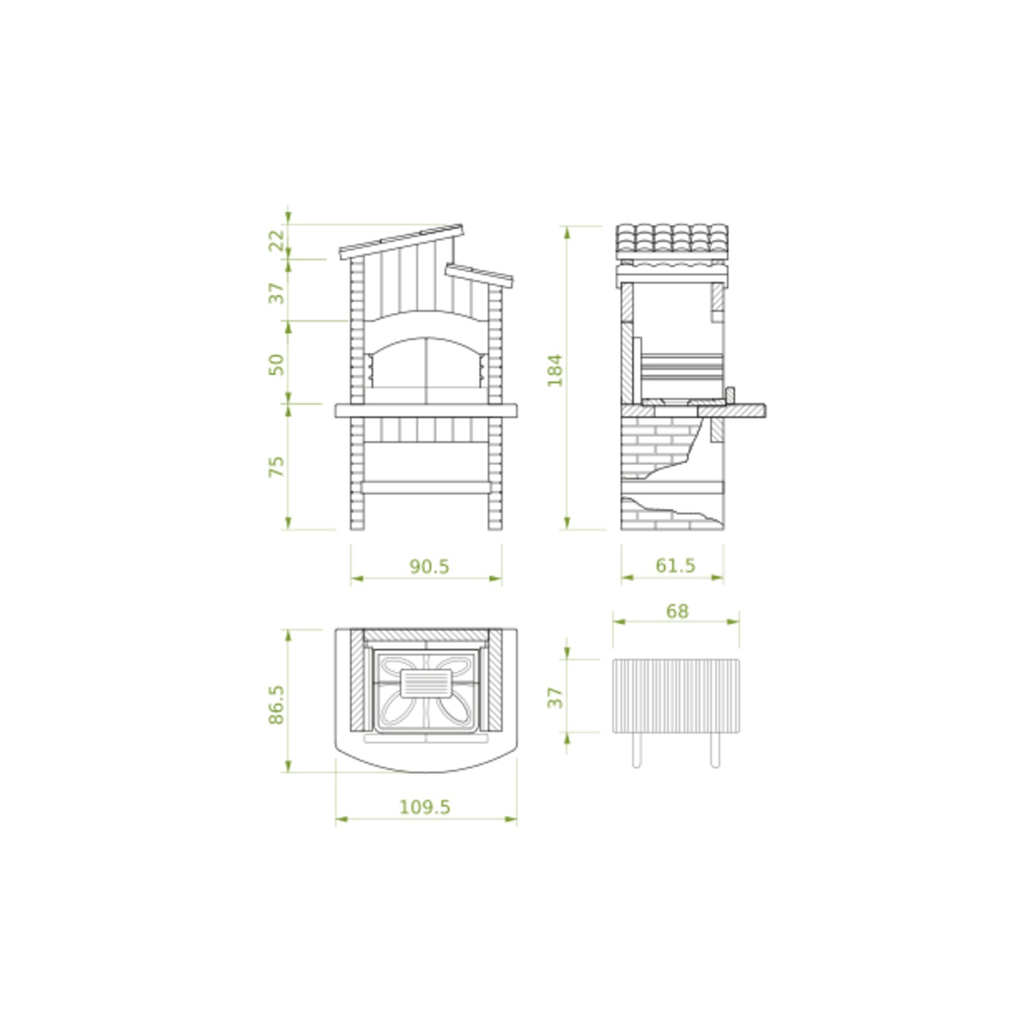 Marettimo - Barbecue in cemento - immagine 2