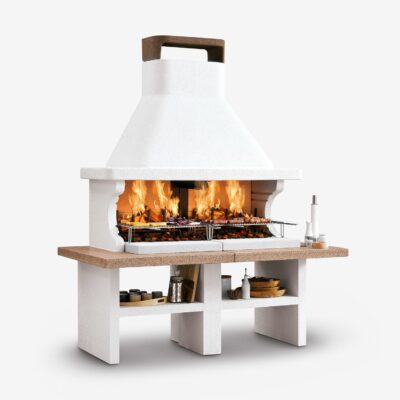 Patmos - Barbecue a legna con doppia griglia