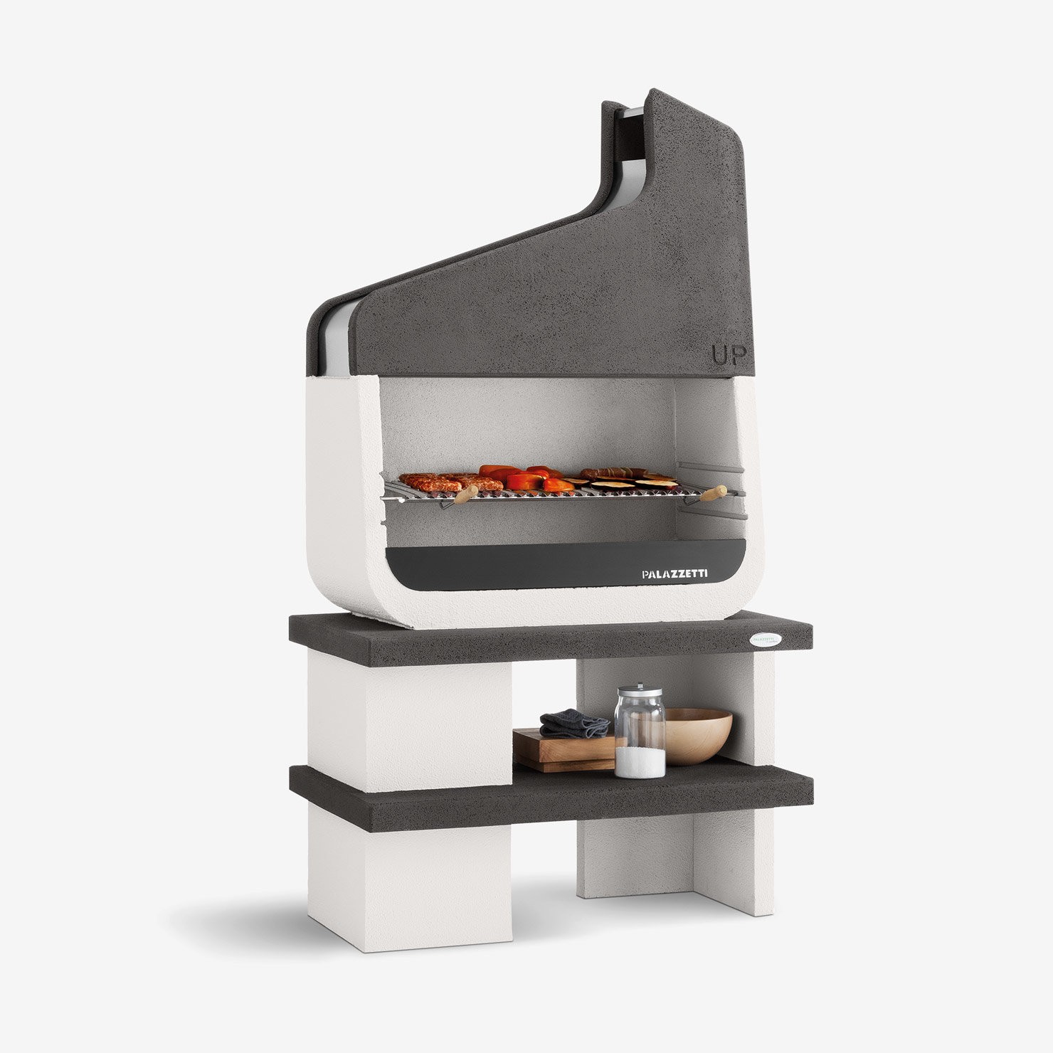 Up - Barbecue a legna di design