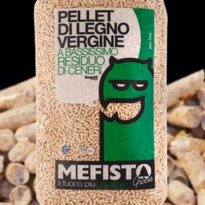 Pellet Mefisto Green – EN plus A1 – 15 Kg